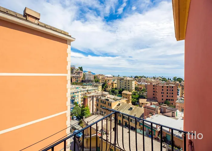 Apartmán Sea View| 1br| Nervi| By Tilo *