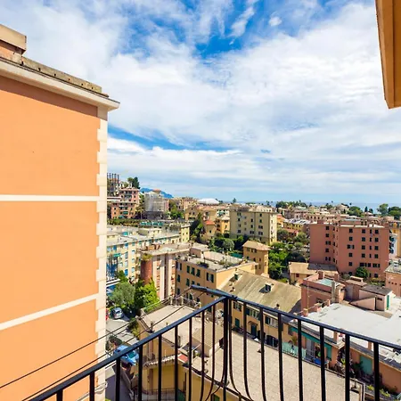 Lejlighed Sea View| 1br| Nervi| By Tilo *